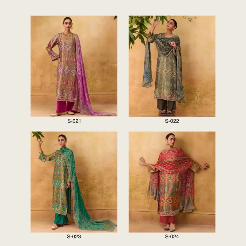 Royal By Kimora Sohni Kanjivaram Printed Salwar Suits 